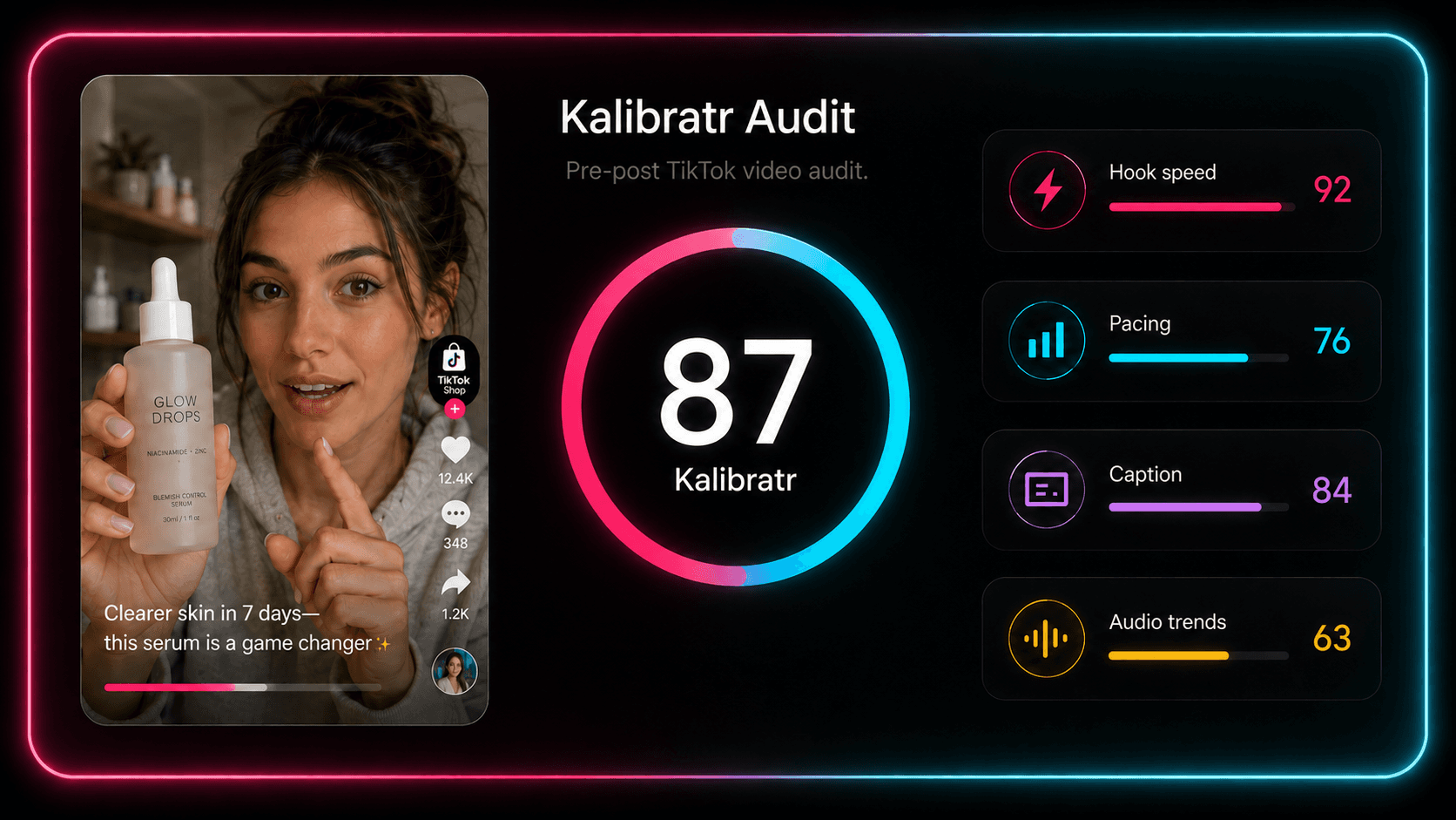 Kalibratr audit preview